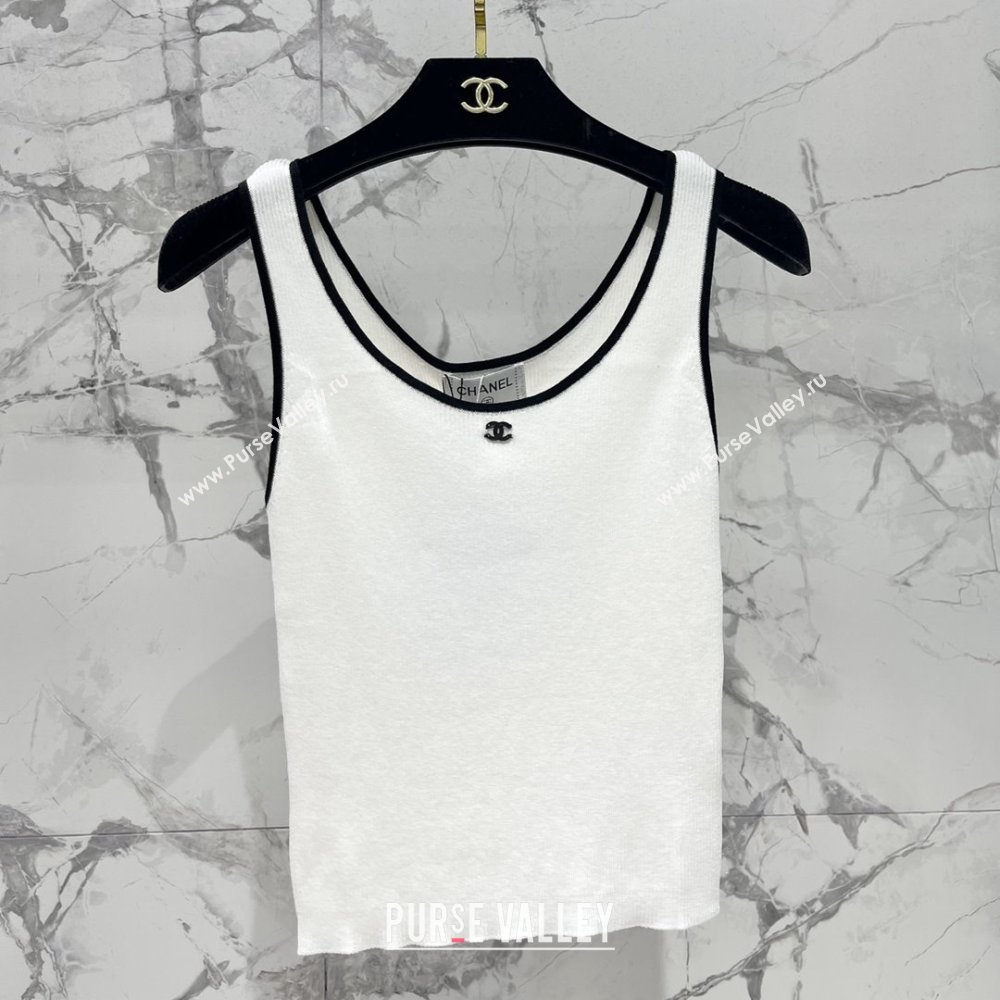 Chanel Knit Vest CH072520 White 2025 (Q-25072520)