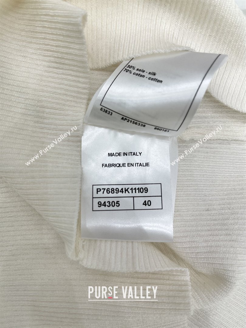 Chanel Knit Vest CH072520 White 2025 (Q-25072520)
