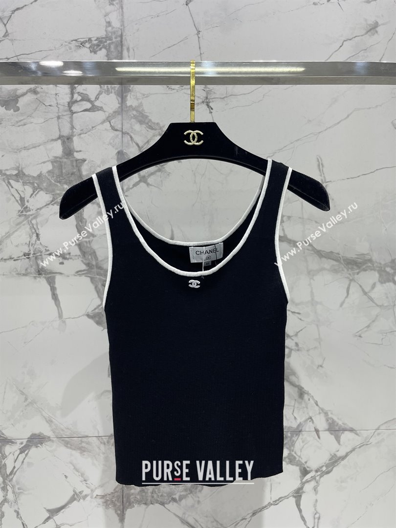 Chanel Knit Vest CH072522 Black 2025 (Q-25072522)
