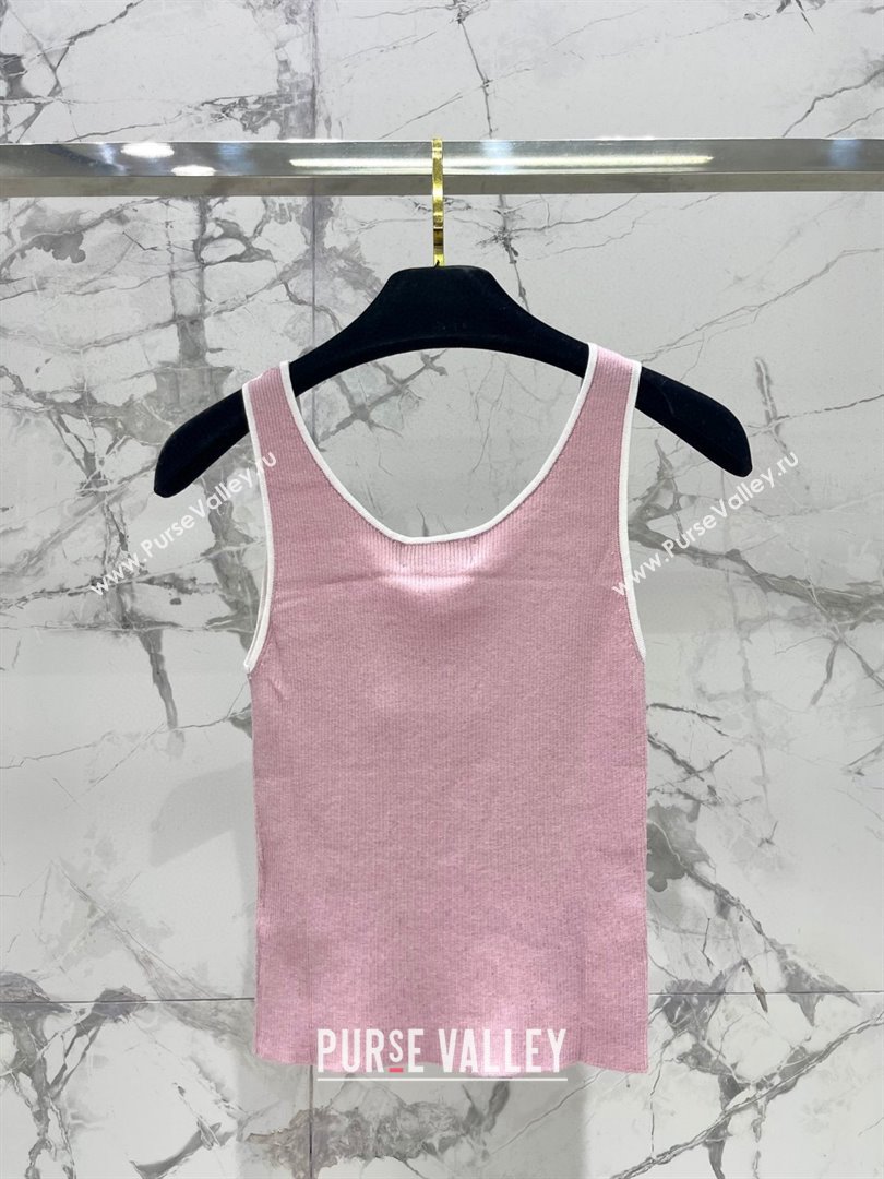 Chanel Knit Vest CH072523 Pink 2025 (Q-25072523)