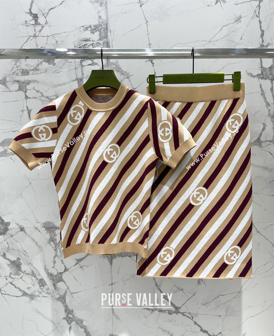 Gucci Wool Short-sleeved Sweater G072407 2025 (Q-25072407)