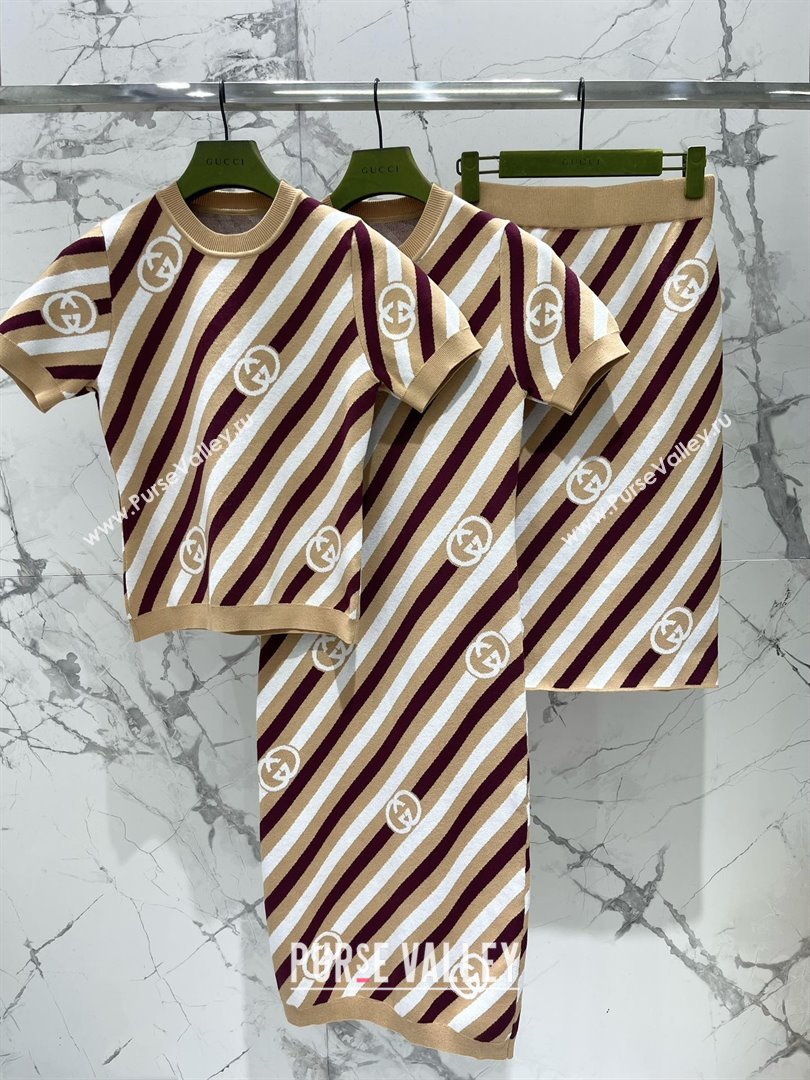 Gucci Wool Short-sleeved Sweater G072407 2025 (Q-25072407)