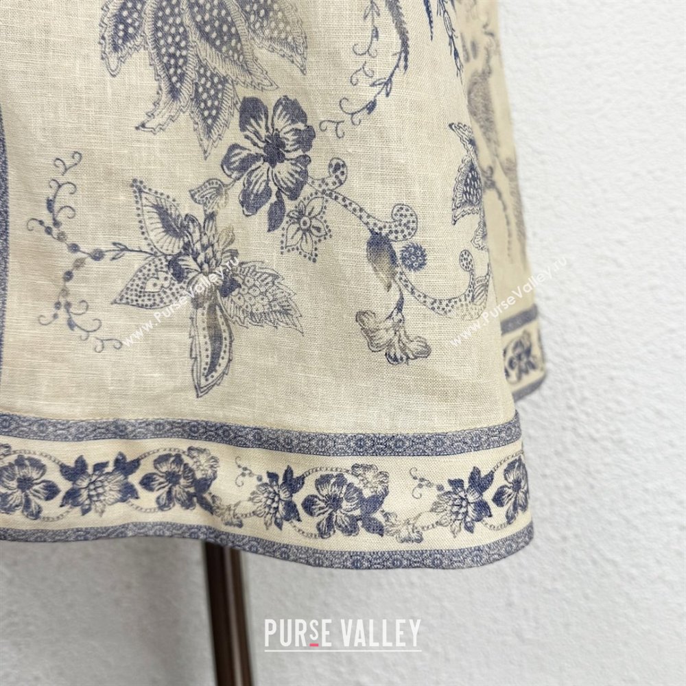 Zimmermann Linen Dress Z73013 Beige 2025 (Q-25073013)