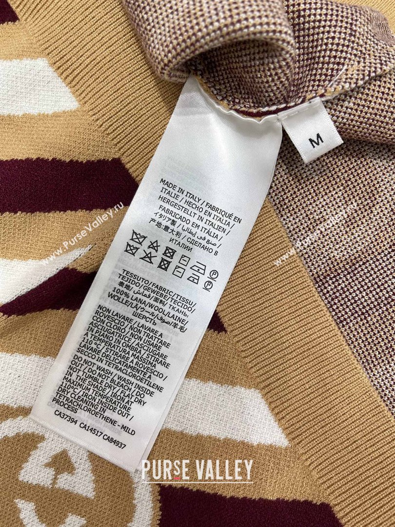 Gucci Wool Skirt G072409 Brown 2025 (Q-25072409)