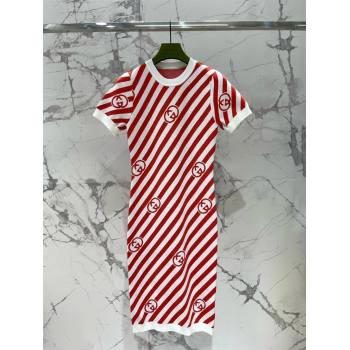 Gucci Wool Dress G072412 Red 2025 (Q-25072412)