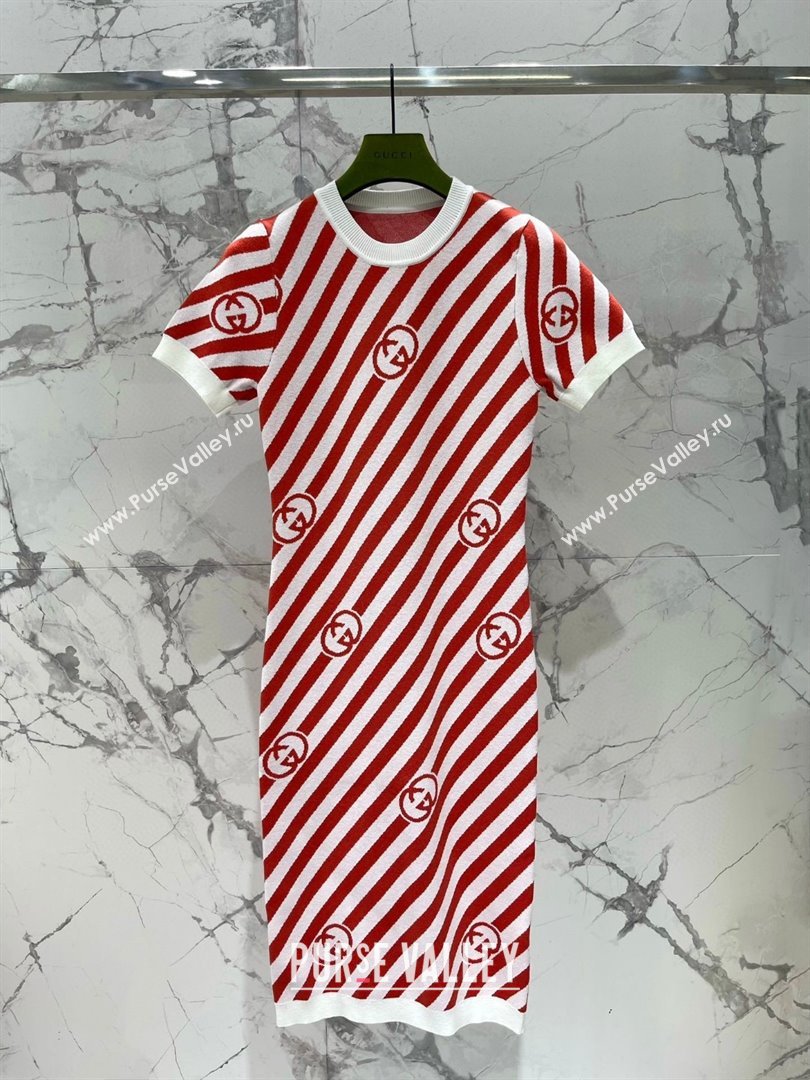 Gucci Wool Dress G072412 Red 2025 (Q-25072412)