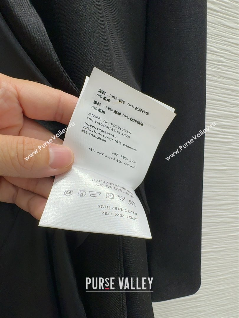 Prada Jacket with Belt P73015 Black 2025 (Q-25073015)