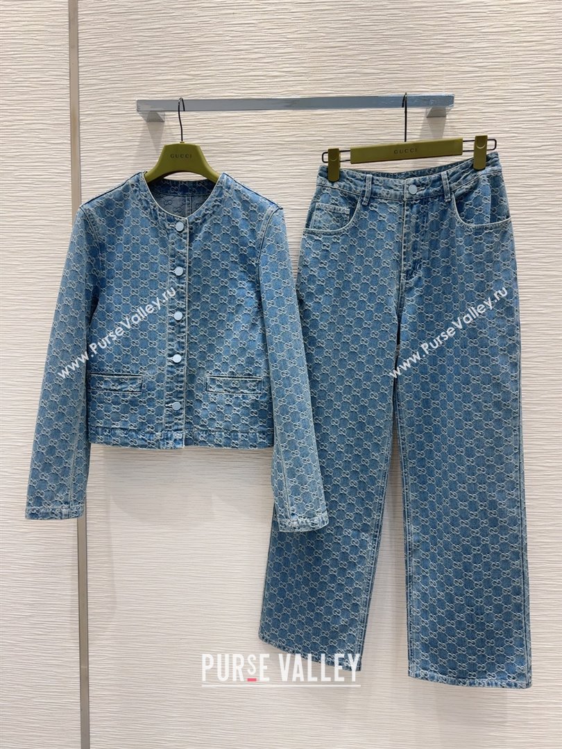 Gucci GG Denim Jeans G73019 Blue 2025 (Q-25073019)