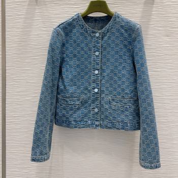 Gucci GG Denim Jacket G73020 Blue 2025 (Q-25073020)