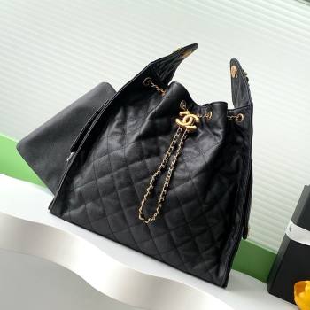 Chanel Grained Calfskin Medium Hobo bag AS5311 Black 2025 (YEZI-25072802)