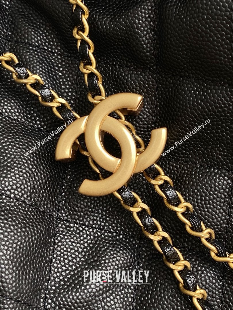 Chanel Grained Calfskin Medium Hobo bag AS5311 Black 2025 (YEZI-25072802)