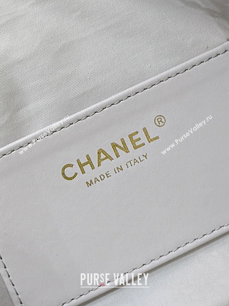 Chanel Haas Grained Calfskin Medium Hobo Bag AS5311 White 2025 Top Quality (SHUNY-25072912)
