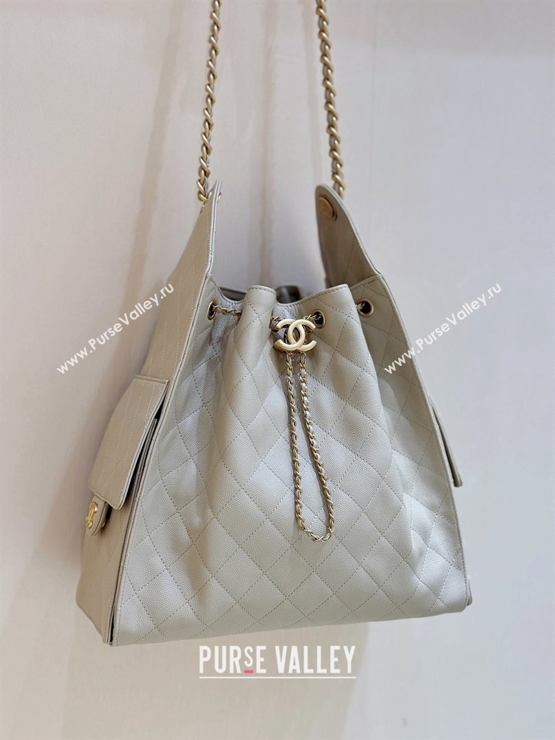 Chanel Haas Grained Calfskin Medium Hobo Bag AS5311 Apricot 2025 Top Quality (SHUNY-25072913)
