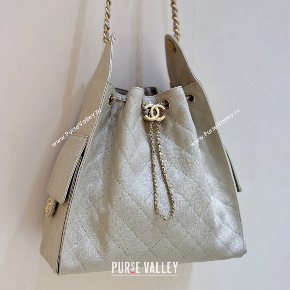 Chanel Haas Grained Calfskin Medium Hobo Bag AS5311 Apricot 2025 Top Quality (SHUNY-25072913)