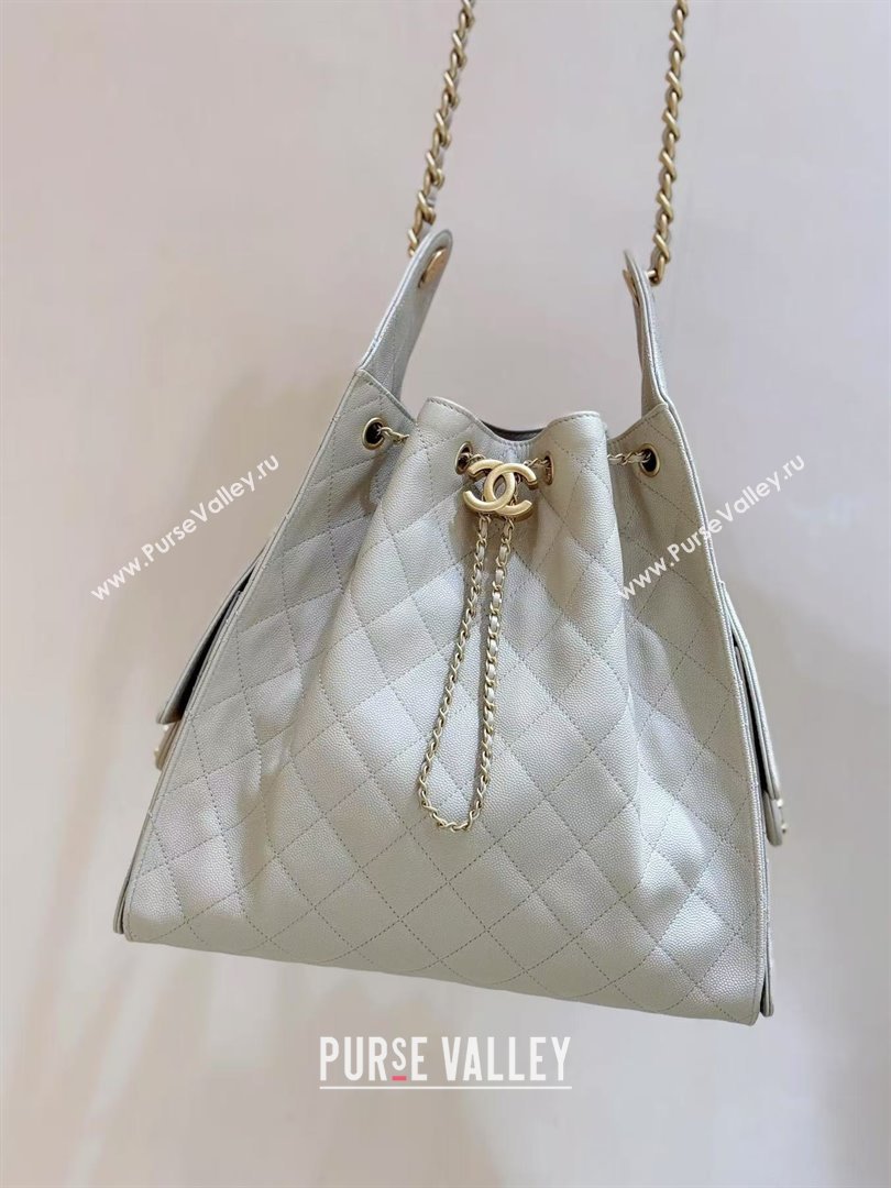 Chanel Haas Grained Calfskin Medium Hobo Bag AS5311 Apricot 2025 Top Quality (SHUNY-25072913)