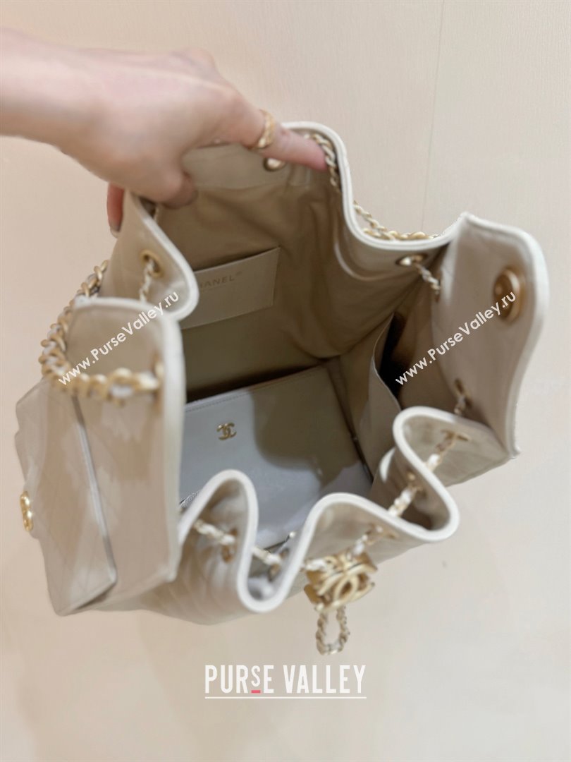 Chanel Haas Grained Calfskin Medium Hobo Bag AS5311 Apricot 2025 Top Quality (SHUNY-25072913)