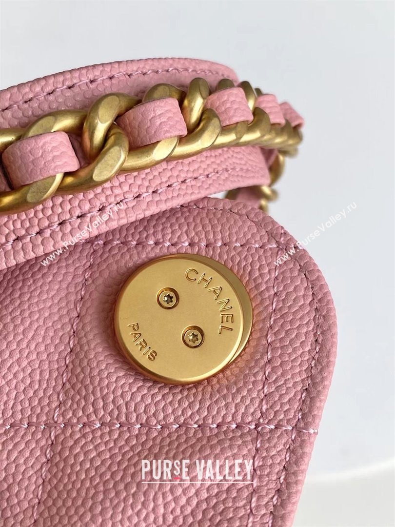 Chanel Grained Calfskin Medium Hobo Bag AS5311 Pink 2025 (YEZI-25072915)
