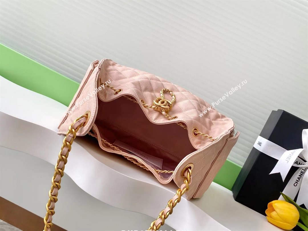 Chanel Grained Calfskin Medium Hobo Bag AS5311 Pink 2025 (YEZI-25072915)