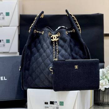 Chanel Denim Medium Hobo Bag AS5311 Black 2025 Top Quality (SHUNY-25072902)