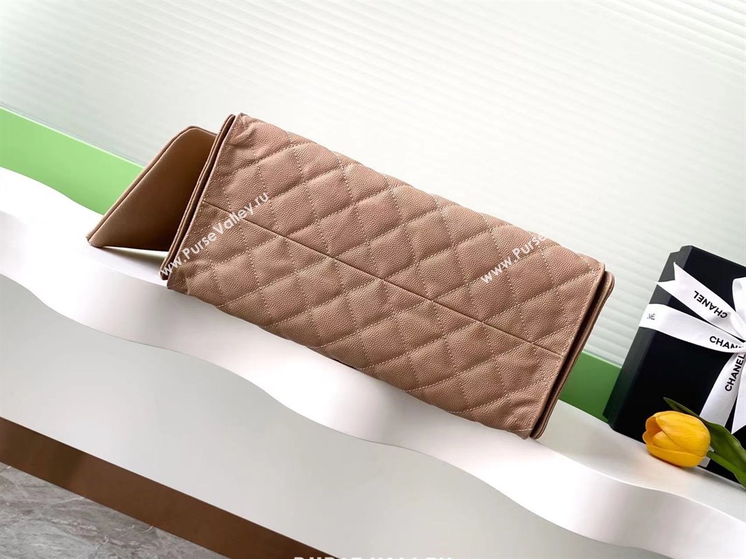 Chanel Grained Calfskin Medium Hobo Bag AS5311 Light Brown 2025 (YEZI-25072916)