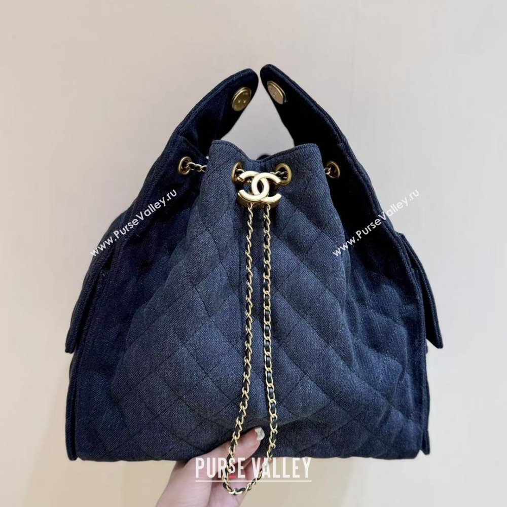 Chanel Denim Medium Hobo Bag AS5311 Black 2025 Top Quality (SHUNY-25072902)