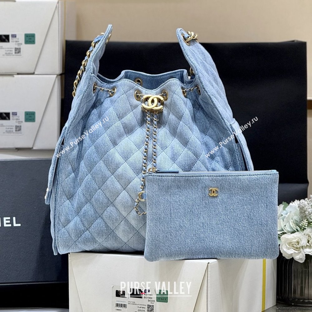 Chanel Denim Medium Hobo Bag AS5311 Light Blue 2025 Top Quality (SHUNY-25072903)
