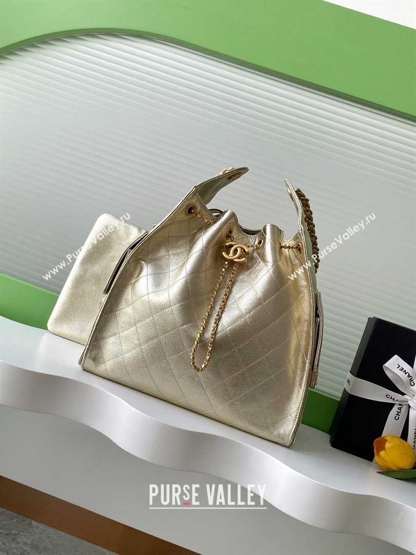 Chanel Grained Calfskin Medium Hobo bag AS5311 Gold 2025 (YEZI-25072920)