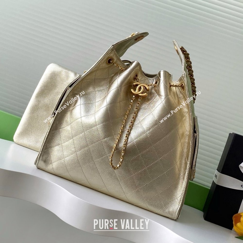 Chanel Grained Calfskin Medium Hobo bag AS5311 Gold 2025 (YEZI-25072920)