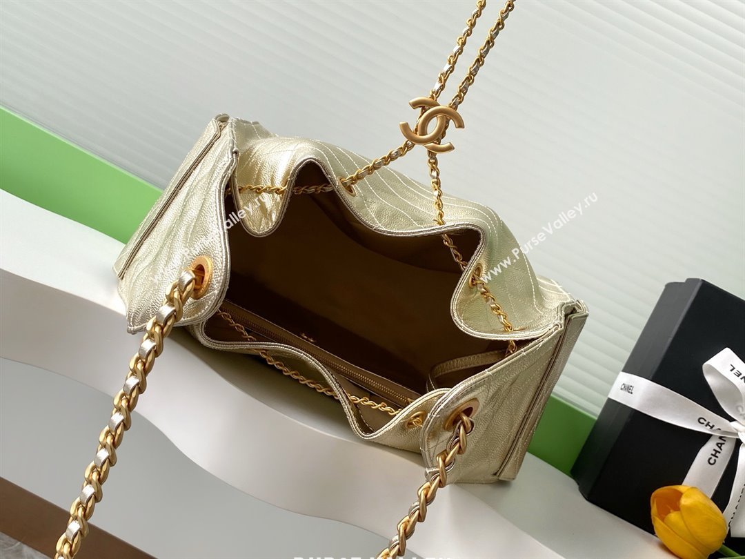 Chanel Grained Calfskin Medium Hobo bag AS5311 Gold 2025 (YEZI-25072920)