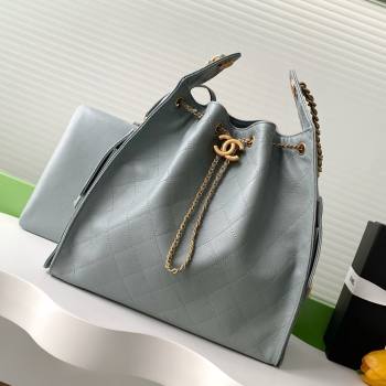 Chanel Grained Calfskin Medium Hobo bag AS5311 Grey 2025 (YEZI-25072921)