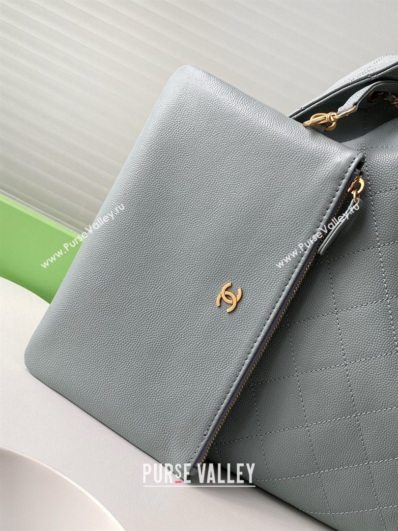 Chanel Grained Calfskin Medium Hobo bag AS5311 Grey 2025 (YEZI-25072921)