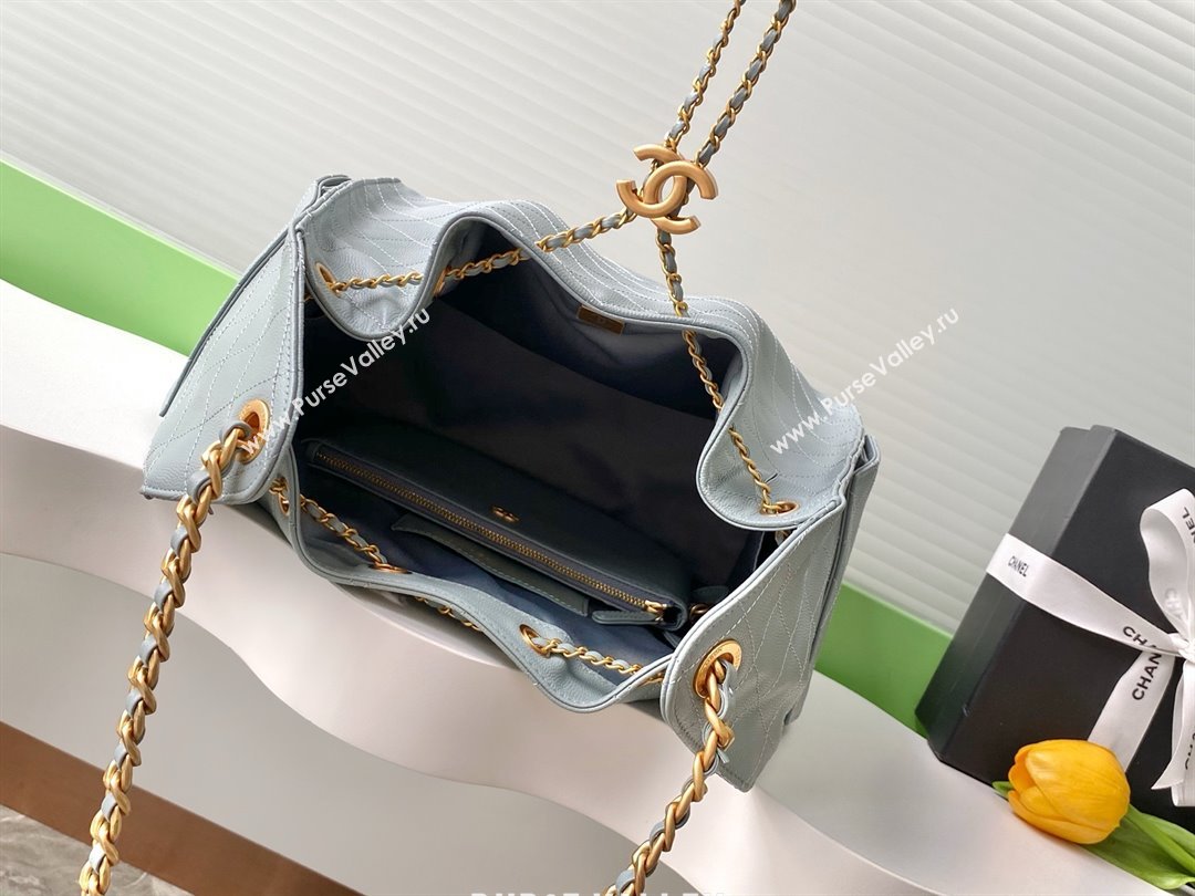 Chanel Grained Calfskin Medium Hobo bag AS5311 Grey 2025 (YEZI-25072921)