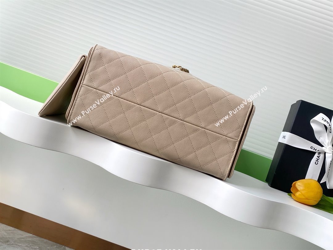 Chanel Grained Calfskin Medium Hobo bag AS5311 Apricot 2025 (YEZI-25072922)