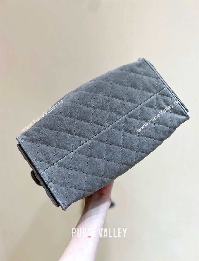 Chanel Suede Calfskin Medium Hobo Bag AS5311 Grey 2025 Top Quality (SHUNY-25072906)