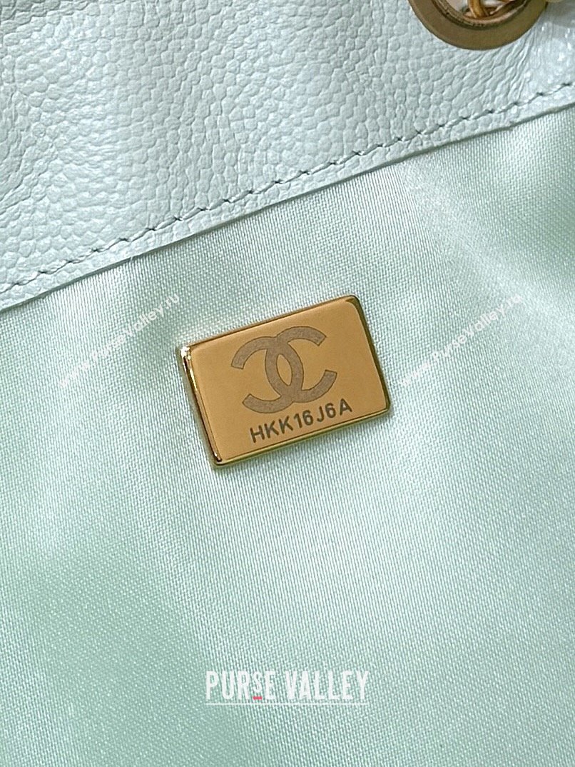Chanel Haas Grained Calfskin Medium Hobo Bag AS5311 Light Green 2025 Top Quality (SHUNY-25072909)