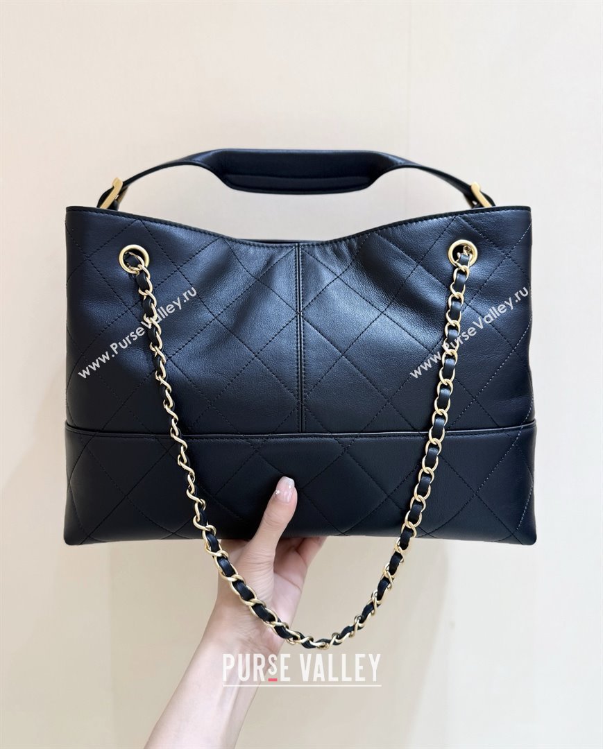 Chanel Small Tote Bag in Original Calfskin AS5634 Black 2025 Top Quality (SHUNY-25073104)