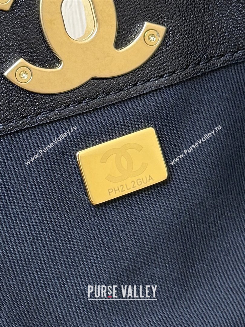 Chanel Small Tote Bag in Original Calfskin AS5634 Black 2025 Top Quality (SHUNY-25073104)