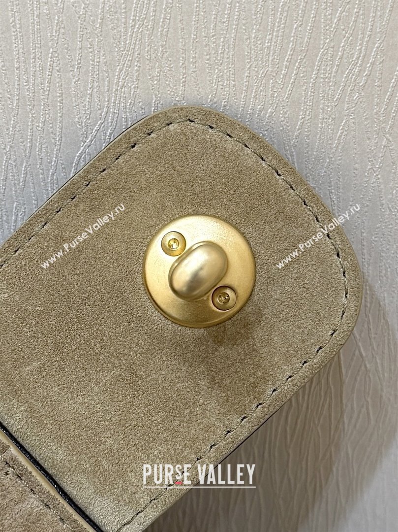 Chanel Small Tote Bag in Suede Calfskin Shiny Lambskin AS5634 Beige/Black 2025 Top Quality (SHUNY-25073103)