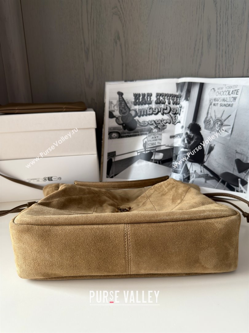 Saint Laurent Jamie Shopping Small Bag in Suede Brown 2025 Top Quality (HONGD-25080104)
