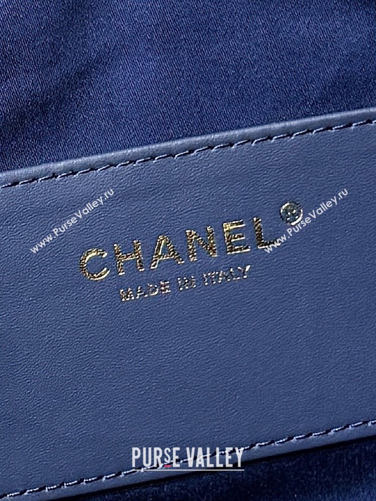 Chanel 25 Small Handbag in Grained Calfskin AS5293 Deep Blue 2025 Top Quality (SHUNY-25080403)