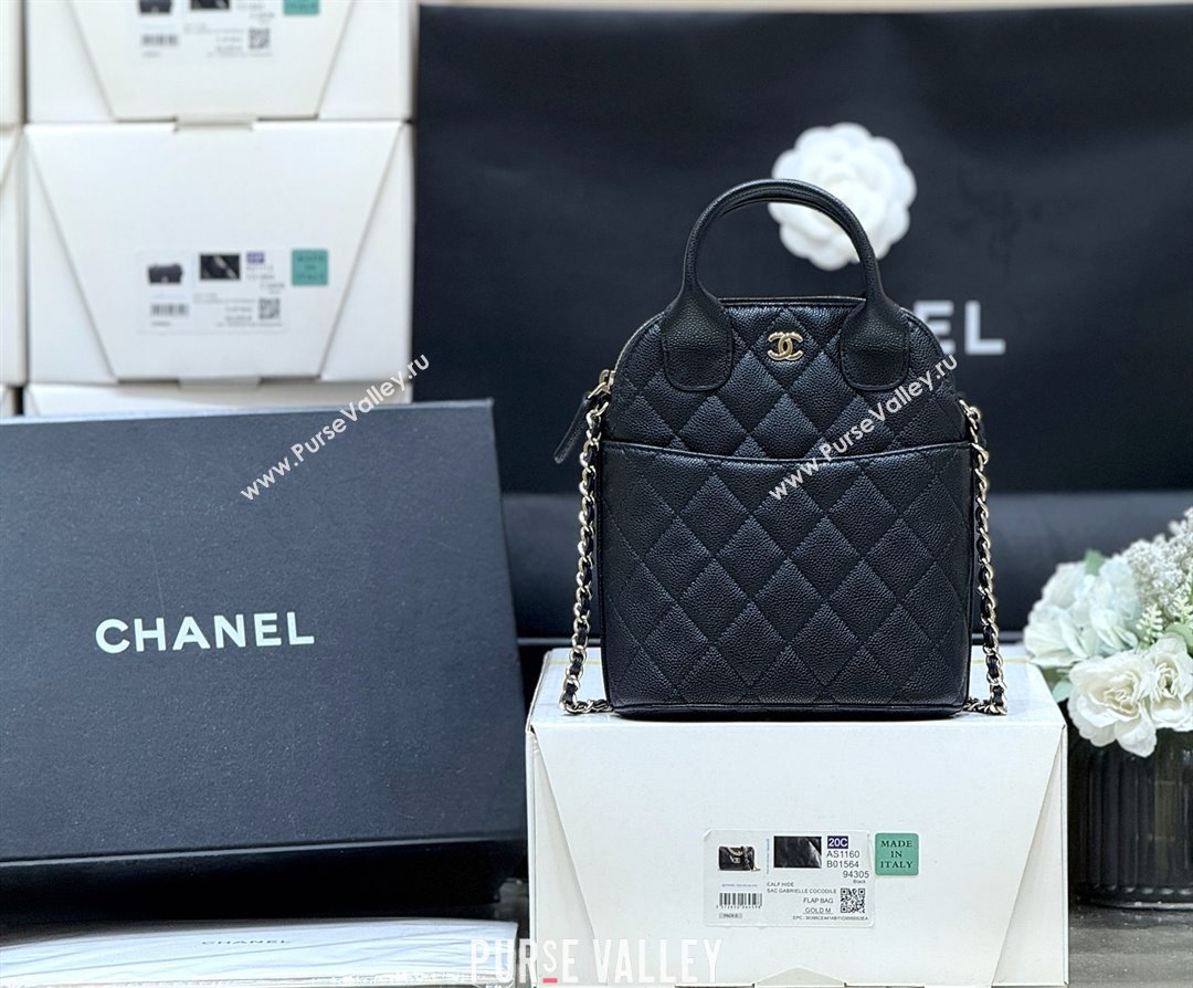 Chanel Grained Calfskin Clutch with Chain AP4742 Black 2025 Top Quality (SHUNY-25080406)