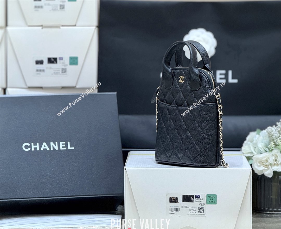 Chanel Grained Calfskin Clutch with Chain AP4742 Black 2025 Top Quality (SHUNY-25080406)