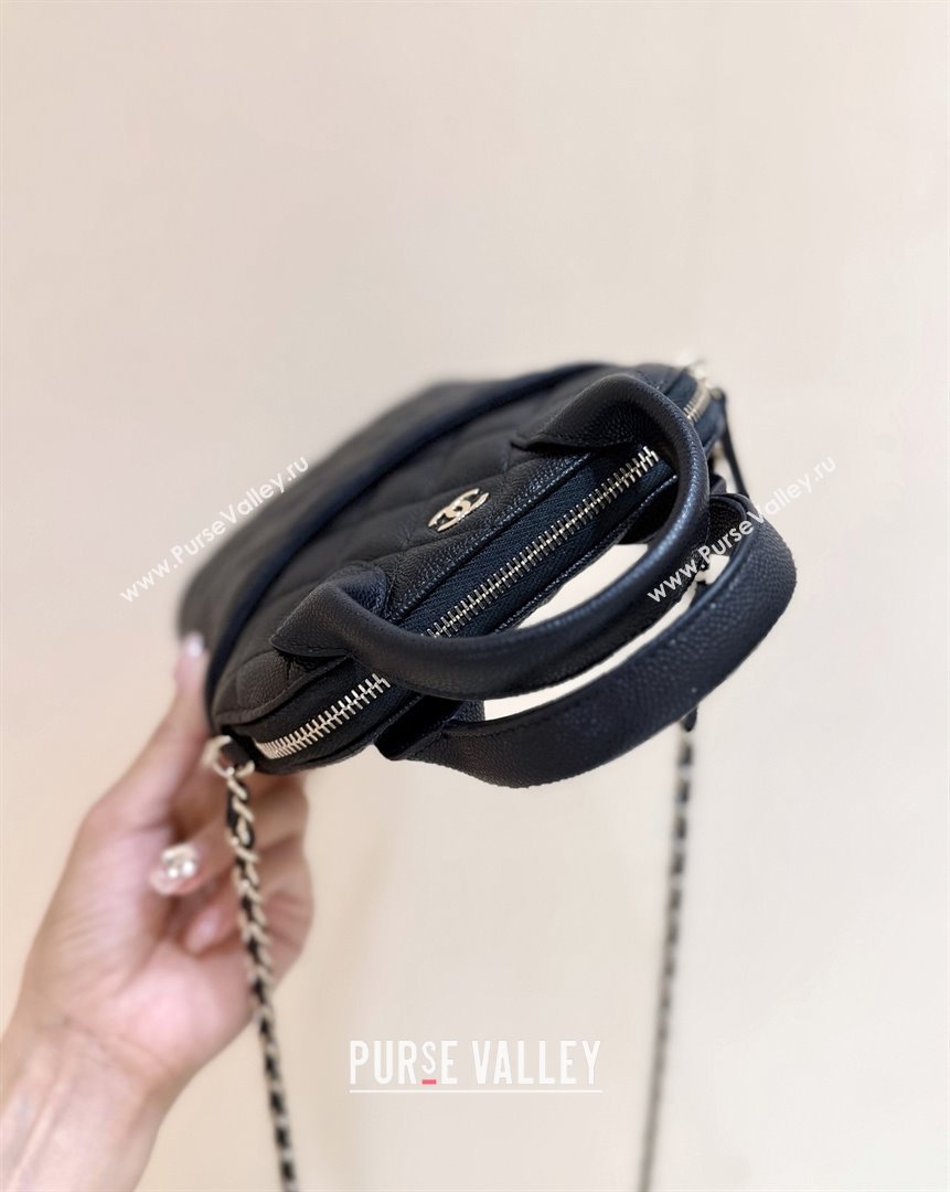 Chanel Grained Calfskin Clutch with Chain AP4742 Black 2025 Top Quality (SHUNY-25080406)