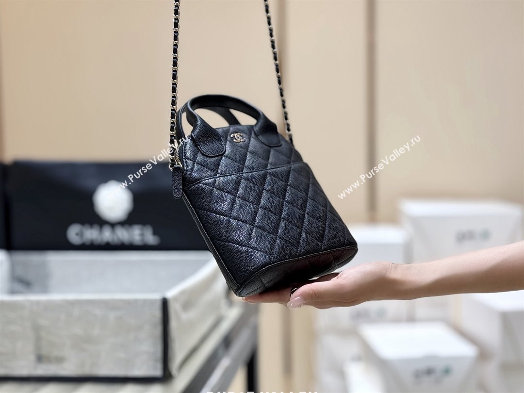 Chanel Grained Calfskin Clutch with Chain AP4742 Black 2025 Top Quality (SHUNY-25080406)
