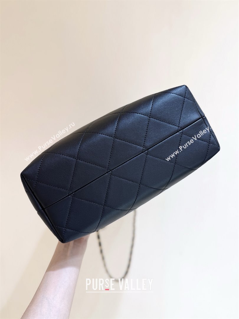 Chanel Calfskin Shopping Bag AS5636 Black 2025 Top Quality (SHUNY-25080408)