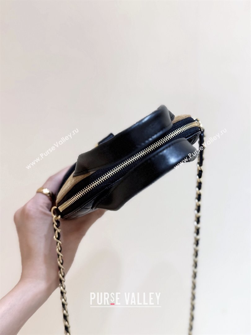 Chanel Suede Lambskin Clutch with Chain AP4742 Black/Brown 2025 Top Quality (SHUNY-25080405)