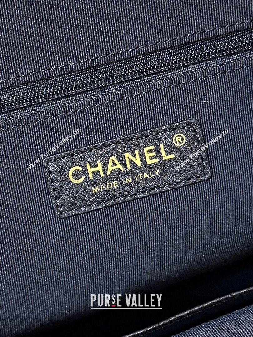 Chanel Calfskin Shopping Bag AS5636 Black 2025 Top Quality (SHUNY-25080408)