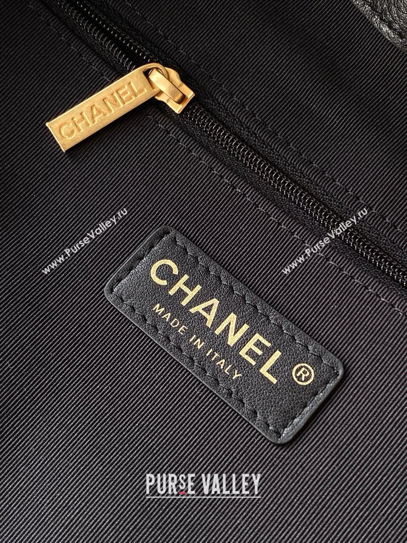 Chanel Calfskin Shopping Bag AS5636 Black 2025 (AFEI-25080410)