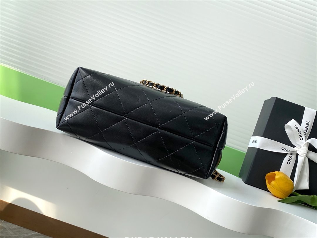 Chanel Suede Calfskin Lambskin Shopping Bag AS5636 Black/Brown 2025 (AFEI-25080412)