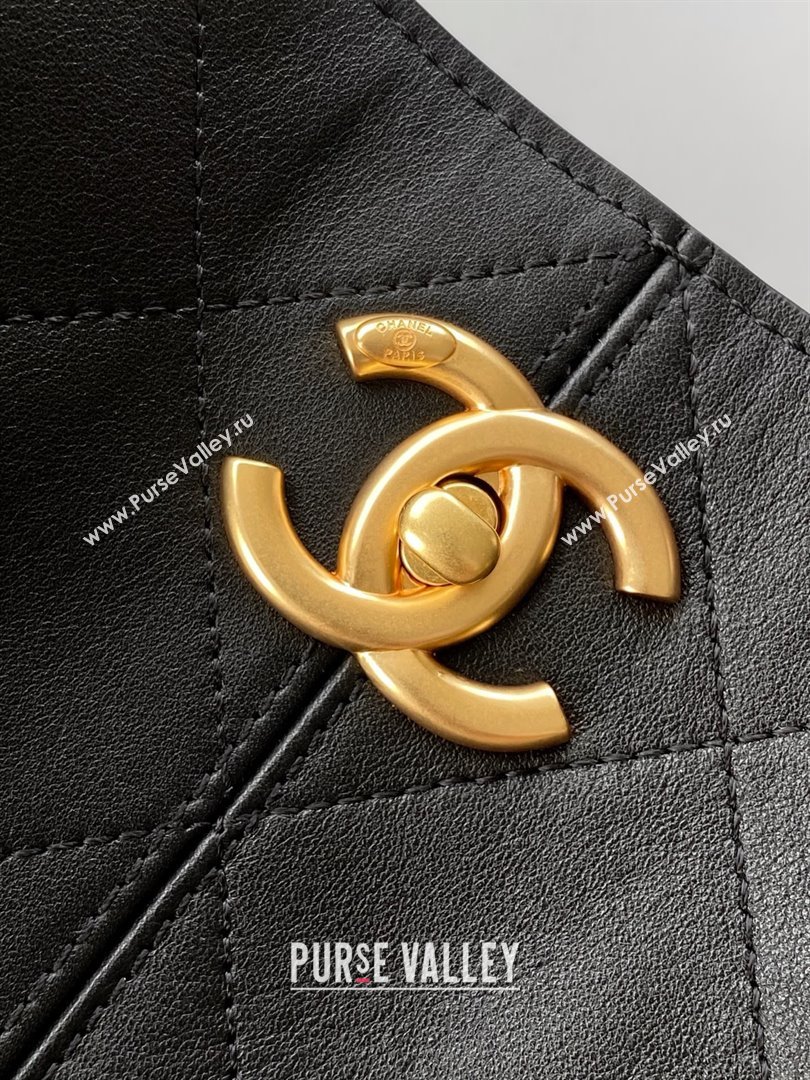 Chanel Calfskin Shopping Bag AS5636 Black 2025 (AFEI-25080410)